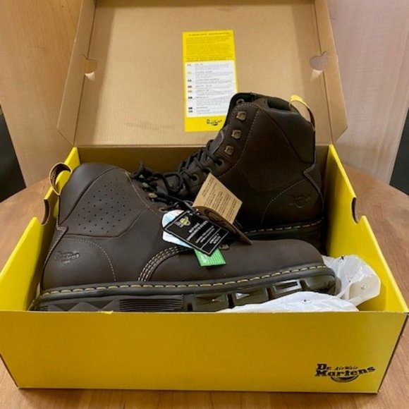 Dr. Martens Shoes Dr Marten Britton Steel Toe Work Boots Nib Poshmark